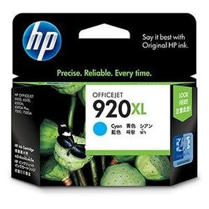 Tinta original hp cd972ae cyan