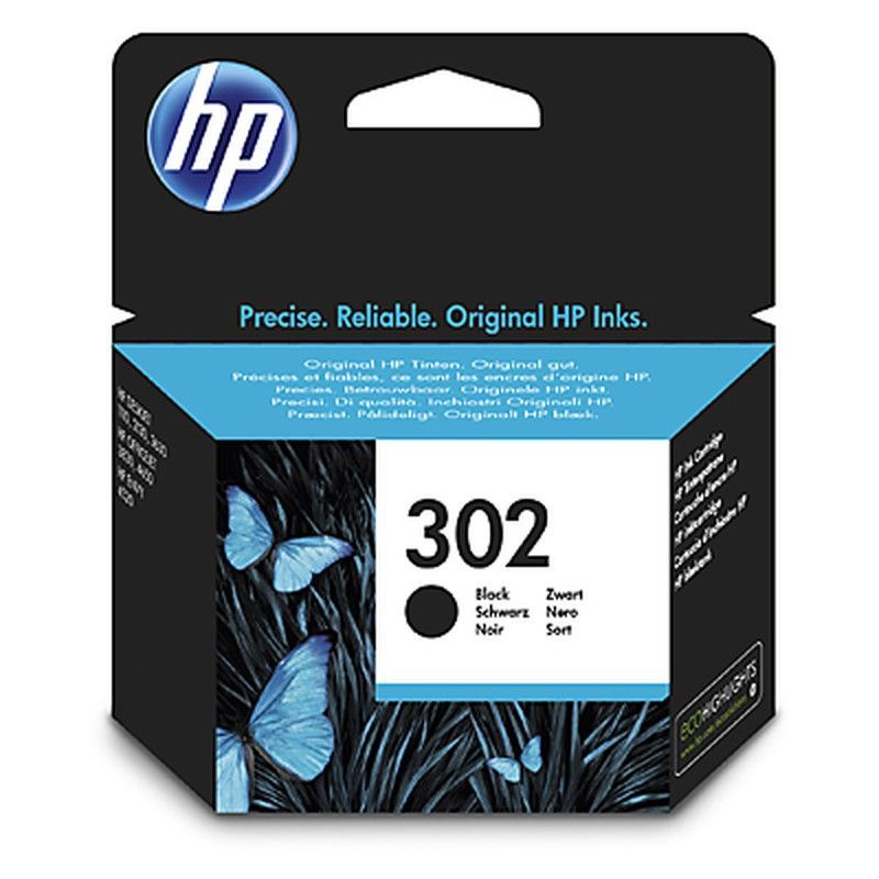 Tinta original hp f6u66ae negro. Nº  302