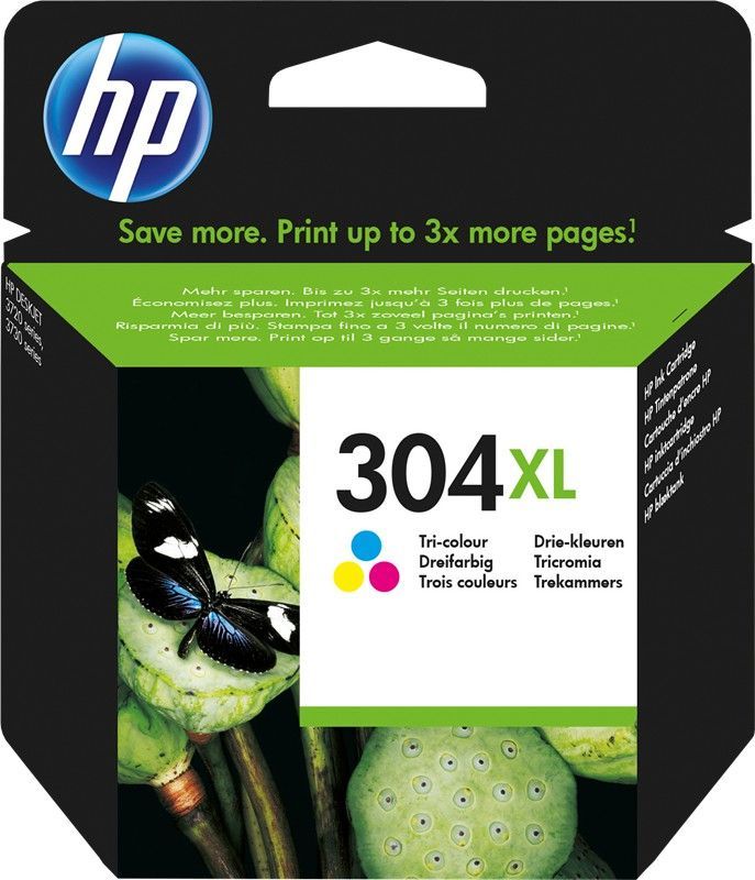Tinta original hp n9k07ae tricolor