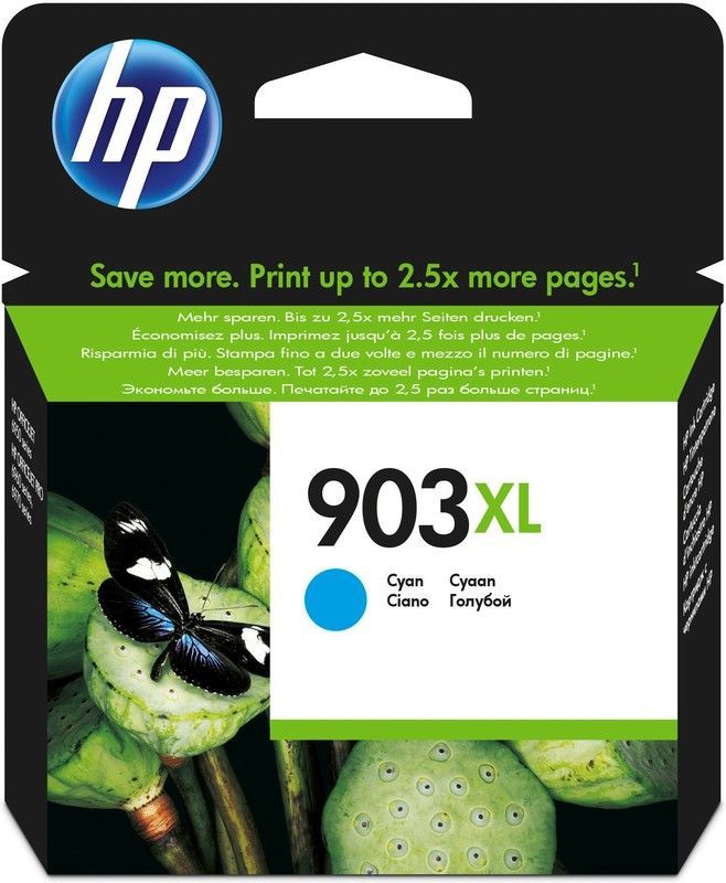 Tinta original hp t6m03ae cyan