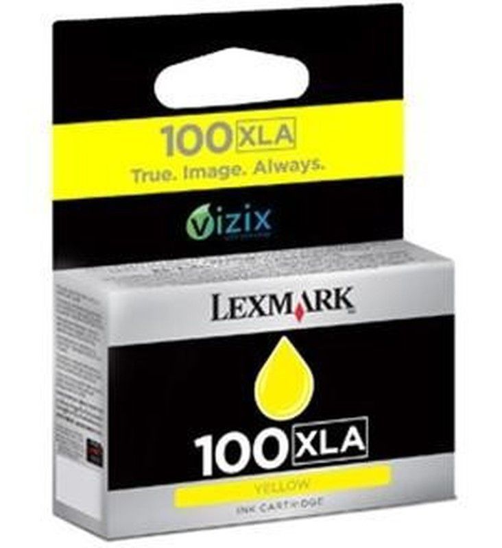 Tinta original lexmark 14n1095 amarillo