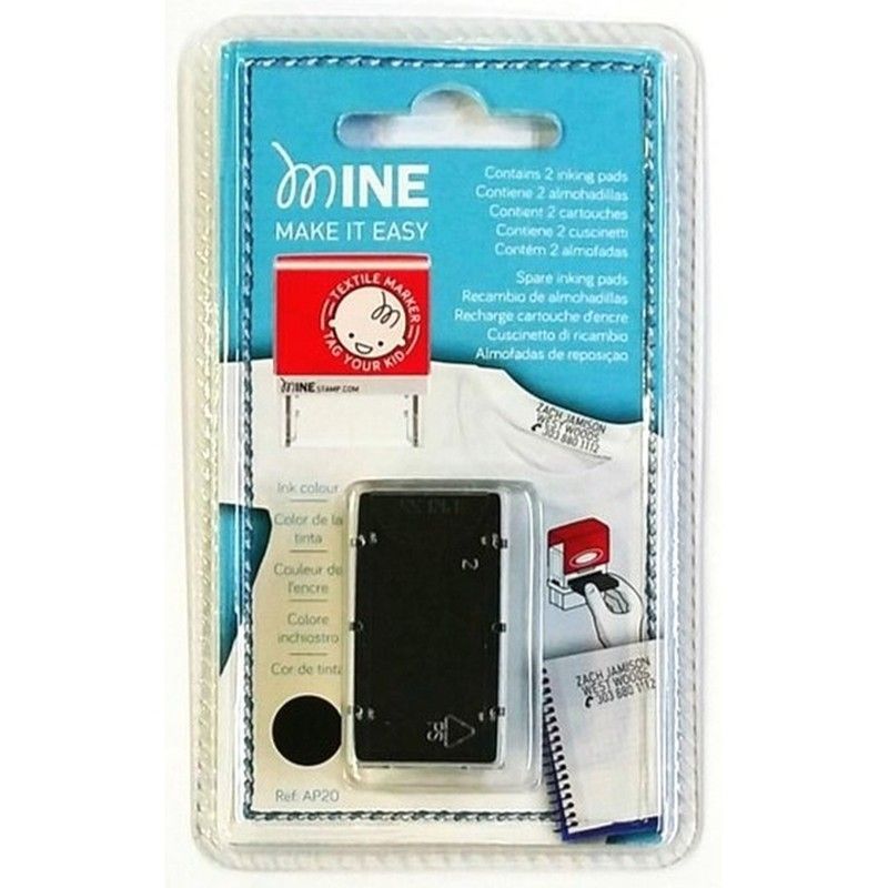 Tinta recambio marcador ropa 146832 mine stamp