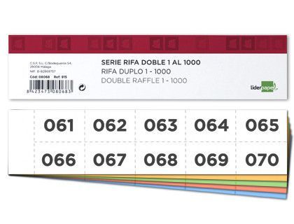 Tira de Rifa Doble