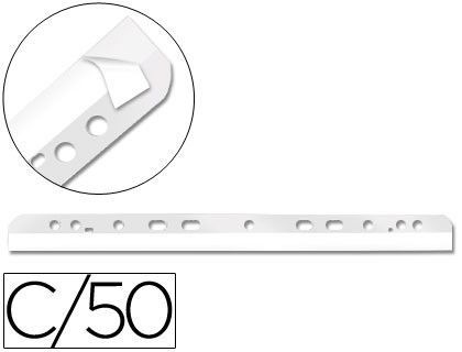 Tira Multitaladro Autoadhesiva Q-Connect para Documentos A-4 y A-5 Pack de 50 Unidades