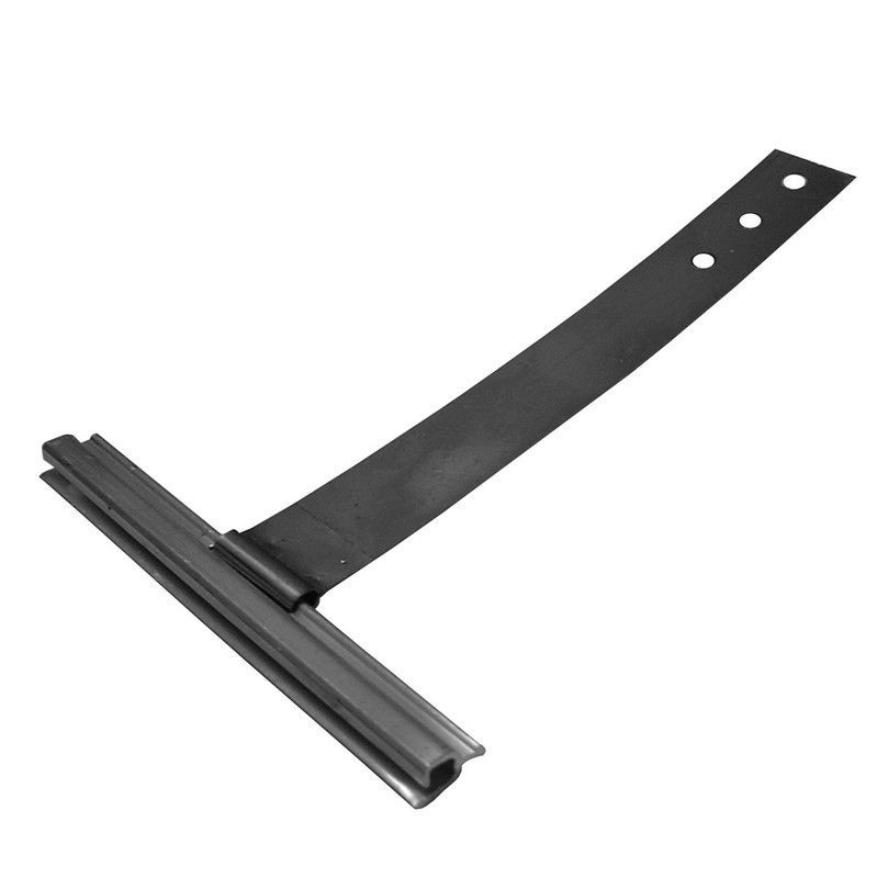 Tirante lama ESTRECHA base alu de 100 mm. con fleje de 20x130 mm. con taladros lacado