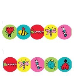 Tiras de papel 12x900mm, insectos del amor - UE