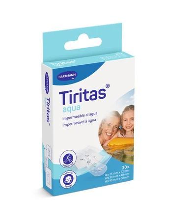 Tiritas Aqua Aposito Adhesivo 3 Tamaños 20 U
