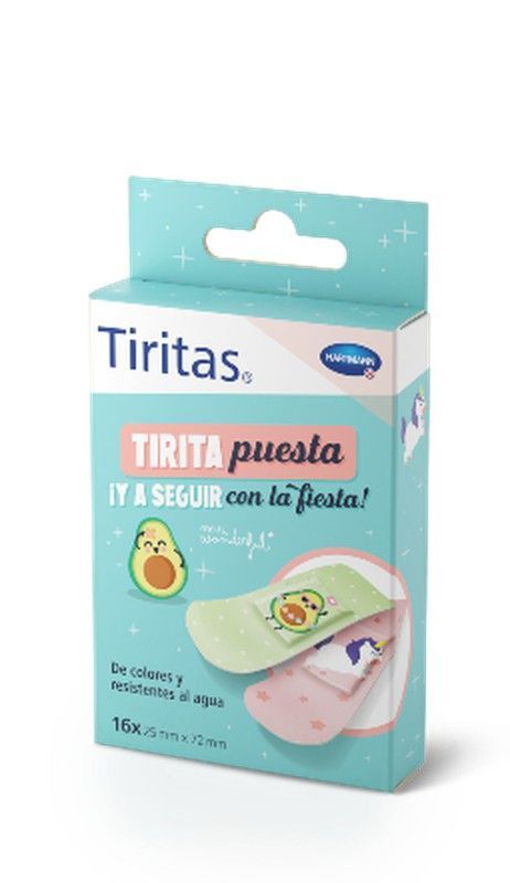 Tiritas By Mr. Wonderful 25 x 72 mm 16u “Tirita puesta y a seguir con la fiesta”