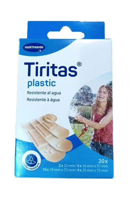 Tiritas Plastic 4 Tamaños surtidos 20 unidades