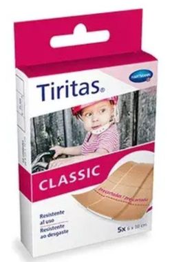 Tiritas Tela Classic Precortadas 6 X 10cm 5 unidades