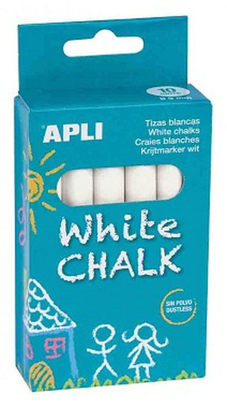 Tizas blancas WHITE CHALK 10 und.