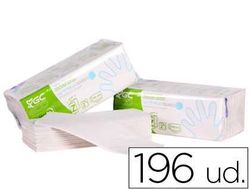 Toalla de Papel Mano Engarzada Ecologica Xtrasec 20X23 cm 2 Capas Paquete con 196 Unidades