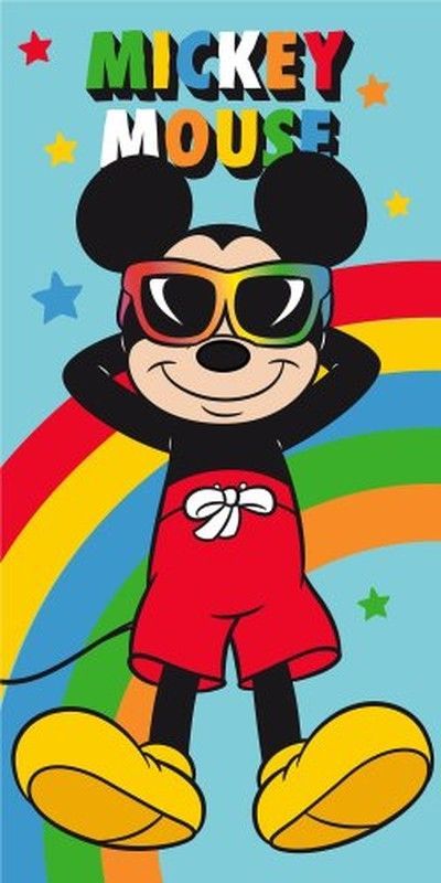 Toalla Mickey Microfibra 70x140 Mkt-2