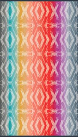 Toalla Playa Geométrico Multicolor Extragrande Lasa Portugal