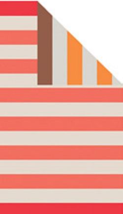 Toalla Playa Rayas Naranja Extragrande Lasa Portugal