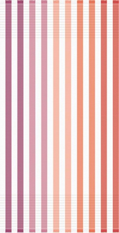 Toalla Playa Rayas Verticales Naranja Lilas Extragrande Lasa Portugal