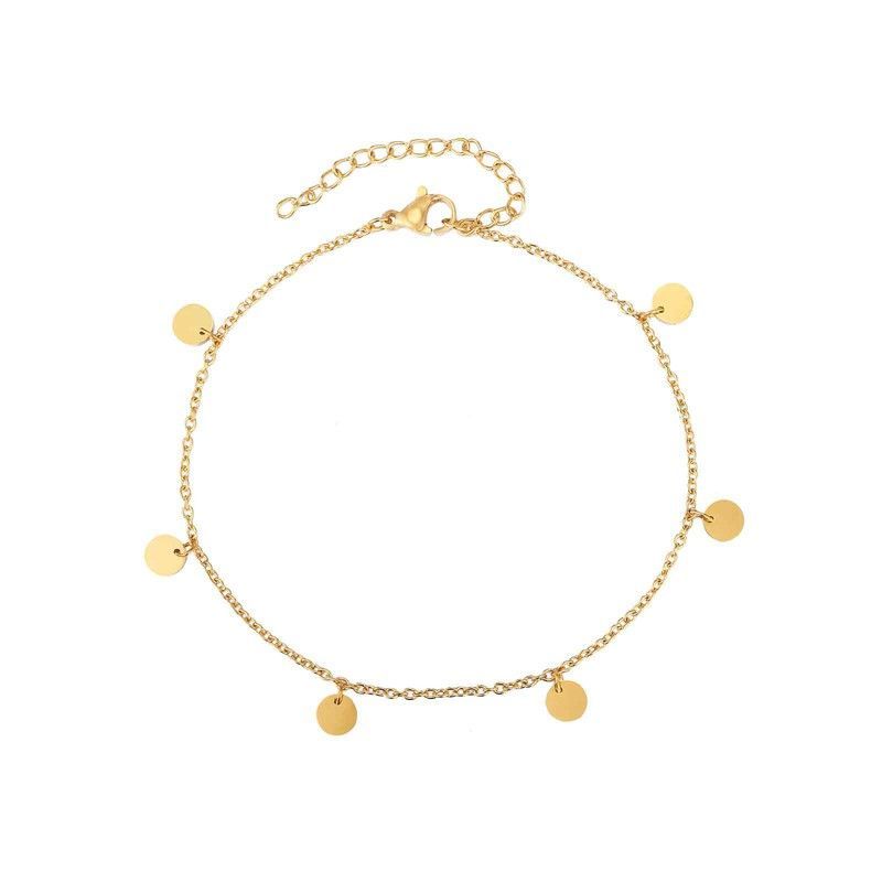 Tobillera Acero Dorado 20+5cm TAL0003DOXXXX Chapas