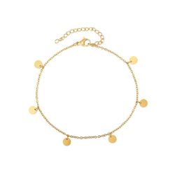 Tobillera Acero Dorado 20+5cm TAL0003DOXXXX Chapas