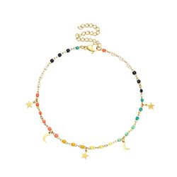 Tobillera Acero Dorado 20+5cm TAL0023DOVA Lunas Y Estrellas