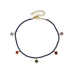 Tobillera Bronce 20+5cm TBM0002DOLP Lapislazuli Charms
