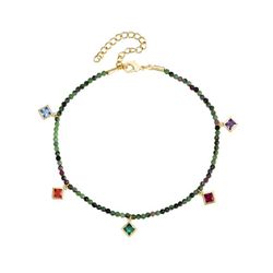 Tobillera Bronce 20+5cm TBM0002DORZ Rubi Zoisita Charms