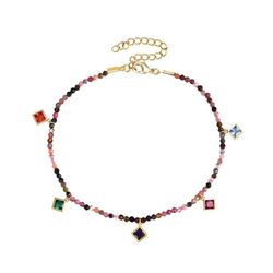 Tobillera Bronce 20+5cm TBM0002DOTR Turmalina Charms