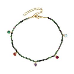 Tobillera Bronce 20+5cm TBM0003DORZ Rubi Zoisita Charms