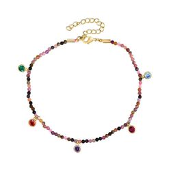 Tobillera Bronce 20+5cm TBM0003DOTR Turmalina Charms