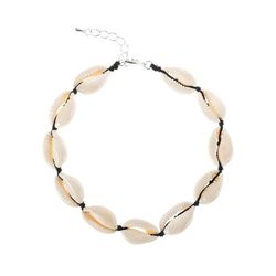 Tobillera Plata 23+4cm VAR0040 Concha