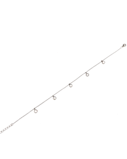 Tobillera Plata Mujer PTOB11 Circonitas