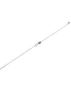 Tobillera Plata Mujer PTOB29 Corazones