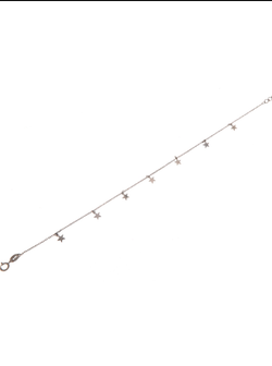 Tobillera Plata Mujer PTOB36 Corazones