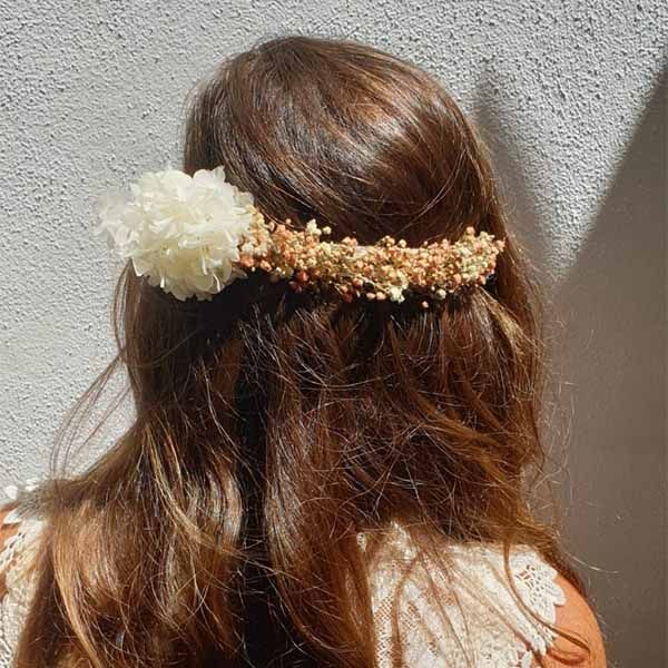 Tocado con Diadema y Plumeti