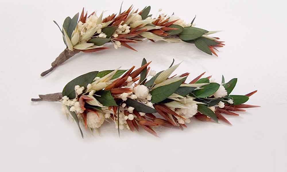 Tocado Doble Abraza Coletas Aria