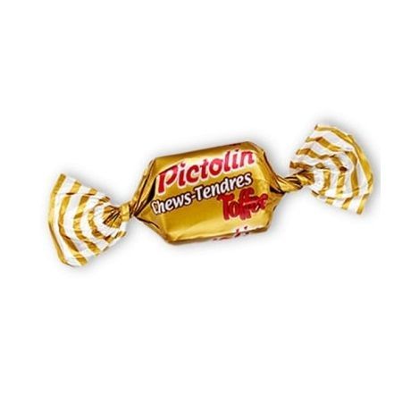 Toffee Nata Sin Azúcar Pictolin  (1kg) de Intervan. Caramelo masticable de nata