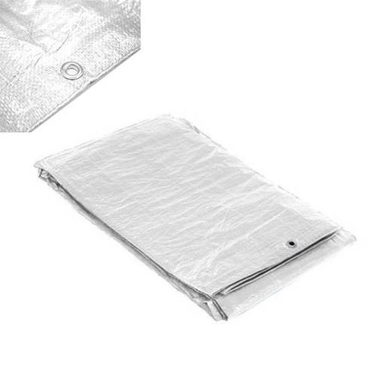 Toldo impermeable blanco con ojales 80 gr