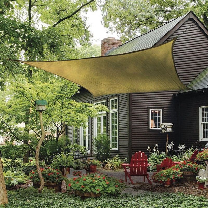 Toldo vela sombreador LISTA. Toldo Vela 3,6X3,6 M. Arena