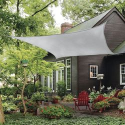 Toldo vela sombreador LISTA. Toldo Vela 3,6X3,6 M. Blanco