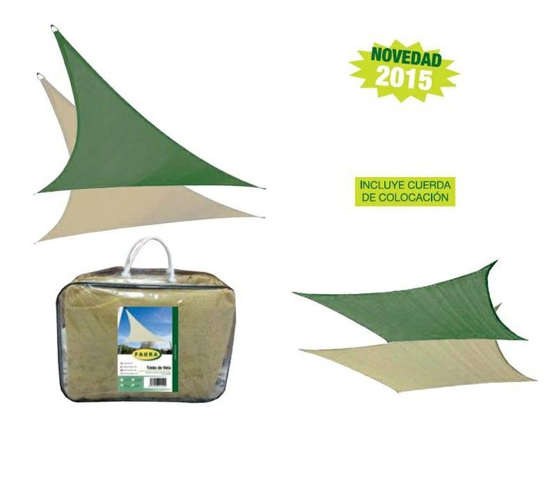 Toldo vela triangular 5 mt Faura