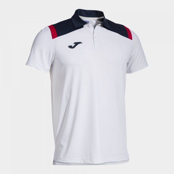Toledo Short Sleeve Polo White Navy