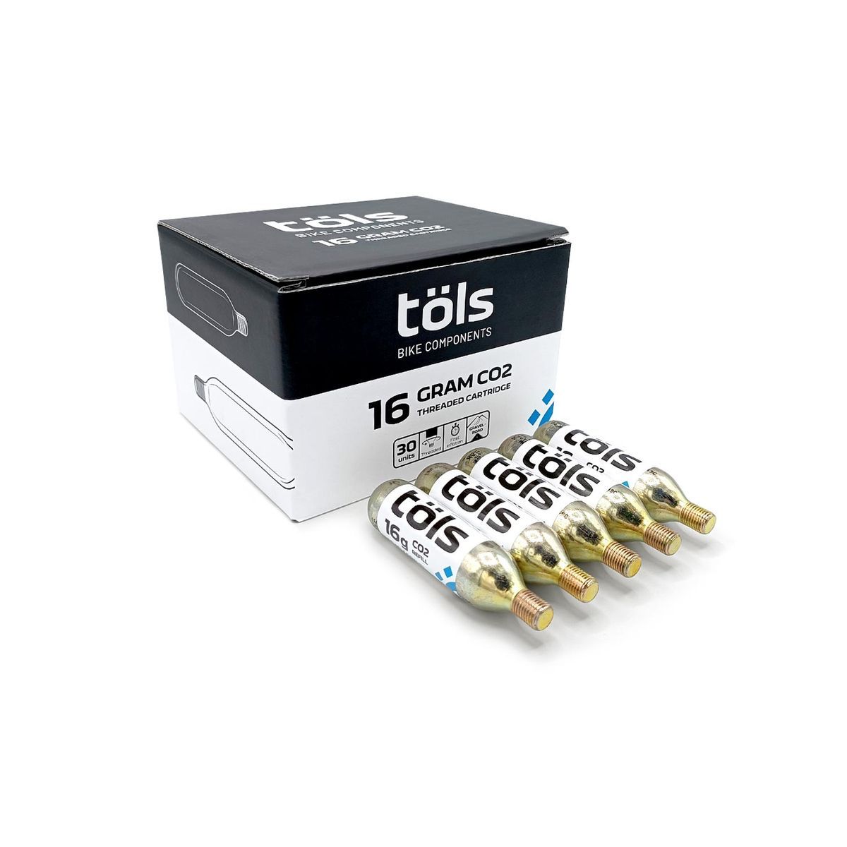TÖLS 16 GR CO2 REFILL BOX 30 U.