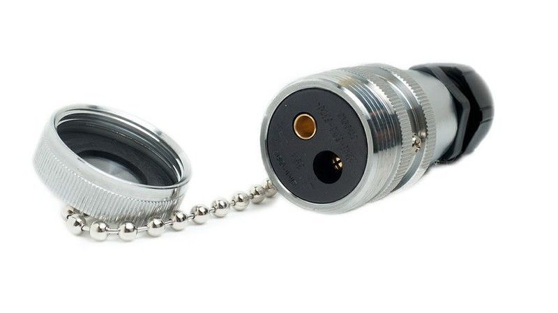 Toma hembra 2 polos aerea 6-42 Volts DIN 14690