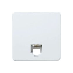 Toma Telefono 4 Hilos Serie 27 Blanco