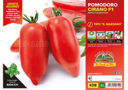 Tomate Cirano F1 San Marzano 6 Plantas en Pack