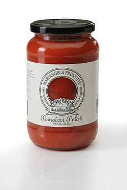 Tomate natural entero y pelado 550 g Mariangela Prunotto
