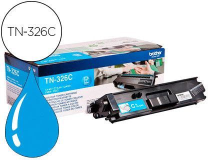 Toner brother tn-326c hll8250cdn / hll8350cdw alta capacidad cian 3500 pag
