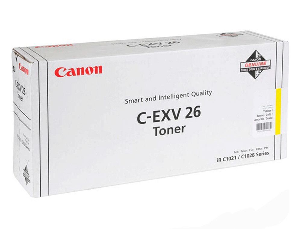 Toner canon exv26y irc1021i irc1028i amarillo