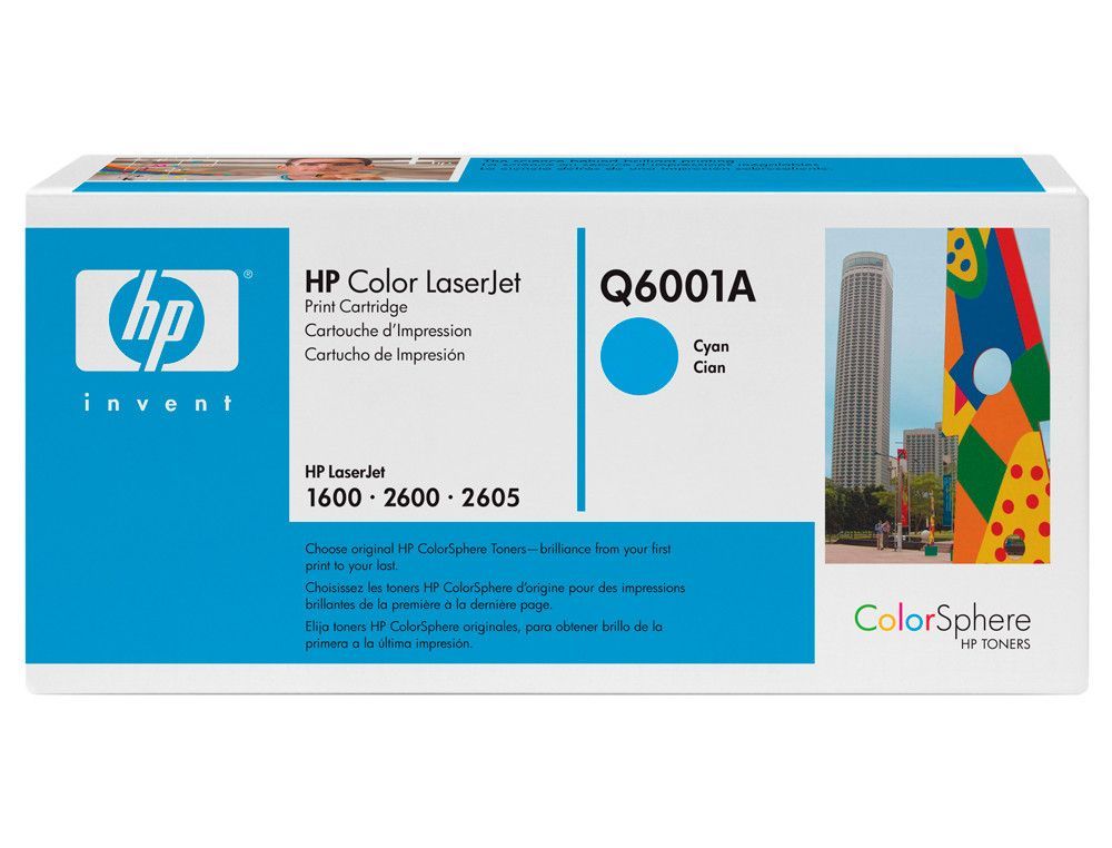Toner HP original cian Q6001A