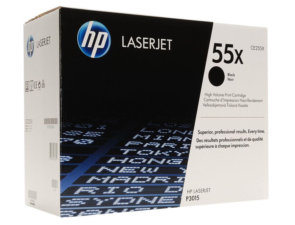 Toner HP original color negro CE255X