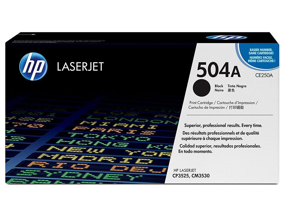 Toner HP original negro CE250A